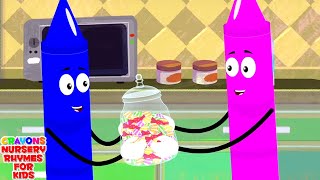 Siblings Song  Family Song  Crayons Nursery Rhymes and Songs for Kids  Song for Babies [upl. by Amalie]