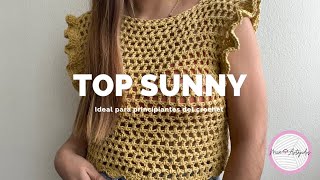 Top Sunny a CROCHET IDEAL PARA PRINCIPIANTE [upl. by Alamap]