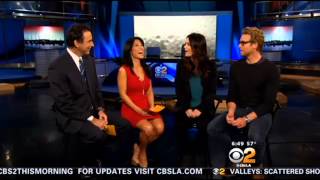 Simon Baker holds Robin Tunney  Interview Sneak Peek episode 6x08 from CBS [upl. by Aerdnaz517]