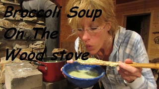 Gordon Ramsays Broccoli Soup Recipe WoodStove Off Grid [upl. by Lebar]