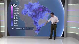 Previsão do tempo  Brasil 15 dias  Temporais continuam no CentroOeste  Canal Rural [upl. by Sible]