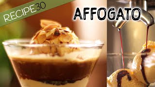 Affogato Gelato and Coffee Italian Dessert [upl. by Aenaj829]