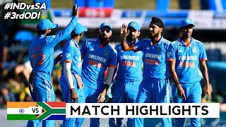 India vs South Africa 3rd ODI 2023 Highlights  21st December 2023  IND vs SA today Highlights [upl. by Martel]