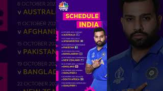 ICC Mens Cricket World Cup 2023 Schedule Full Fixtures Time Table Venues amp More  Ind Vs Pak [upl. by Chiarra]