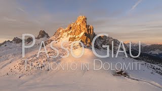 Passo Giau  Tramonto in Dolomiti [upl. by Narton]