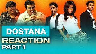 Dostana Reaction Part 1  One of the Funniest Indian Films [upl. by Lodi183]