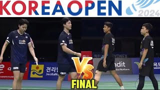 KangSeo KOR VS CarnandoMaulana INA  Badminton Match Final Korea Open 2024 [upl. by Mines142]