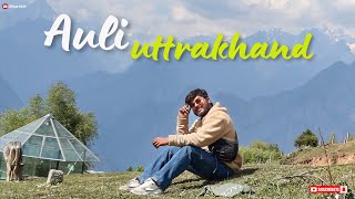 Auli Uttarakhand 🏔️ diharshit  auliuttarakhand [upl. by Atteselrahc969]