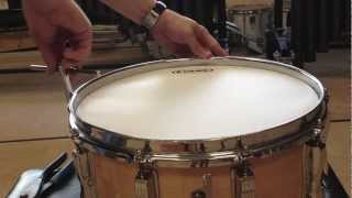 Repairing a Snare Strainer [upl. by Airbmac]