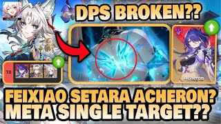 META Single Target Feixiao DPS BROKEN Setara Acheron 🤔  Honkai Star Rail [upl. by Nilyam]