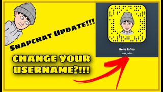 YOU CAN CHANGE YOUR SNAPCHAT USERNAME  How to Change Your Snapchat Username A Snapchat Update [upl. by Ytak]