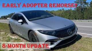 MercedesBenz EQS ownership experiences at 8 months  Early Adopter Regrets [upl. by Yancey957]