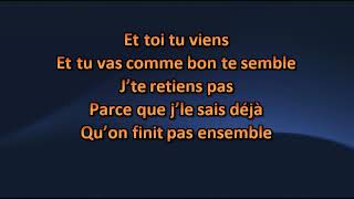 Roxane Bruneau  Jte retiens pas  Karaoke  Lyrics [upl. by Gaut]