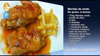 Receta de Manitas de cerdo sin gluten y sin lactosa como se hace [upl. by Brenner36]