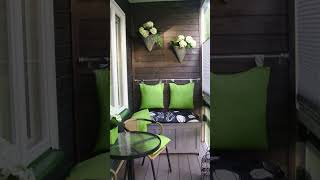 Renter Friendly Small Balcony Makeover Ideas decoration renterfriendly balconymakeover shorts [upl. by Ariew]