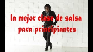 Como Aprender a bailar SALSA  Pasos para Principiantes 1 [upl. by Kohn]