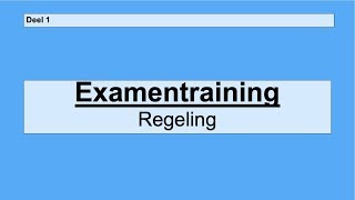 VMBO examentraining  Regeling en het zenuwstelsel Deel 1 [upl. by Iggam]