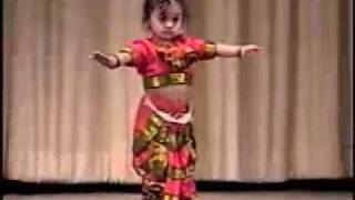 Vinainis Dance Performance  1 year Old Bharata Natyam Most popular Indian Dance [upl. by Debee]