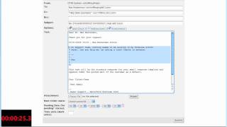 OTRS  60 SECONDS  Compose Template Structure [upl. by Valencia]