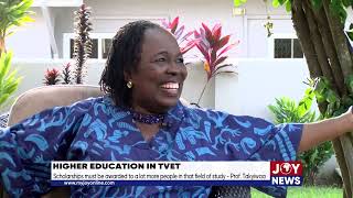 Education in TVET Scholarships must be awarded to a lot more people in that field  Prof Takyiwaa [upl. by Anstice]