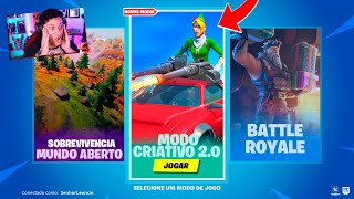 ENTREI NO CRIATIVO 20 ANTES DA HORA MODS FORTNITE CAPITULO 3 [upl. by Acitel976]