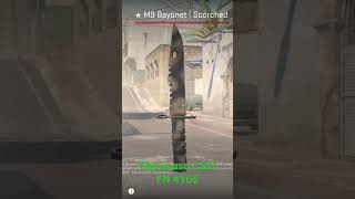 M9 Bayonet  Scorched in Counter Strike 2 🔫🔥cs2 counterstrike counterstrike2 csgo skin [upl. by Omer]