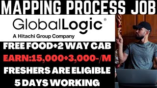 Global Logic Mapping Process Jobs For Freshers  Free Food At Office  Mapping Process Job Freshers [upl. by Fitts530]