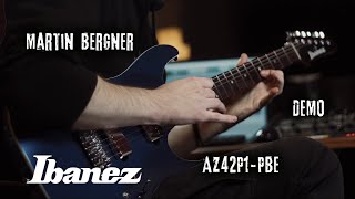 Martin Bergner  Ibanez AZ42P1PBE Demo [upl. by Treboh339]