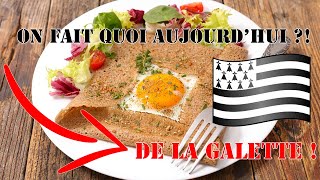 Recette traditionnelle simple et facile de la galette bretonne à la farine de blé noir ou sarrasin [upl. by Godfree]