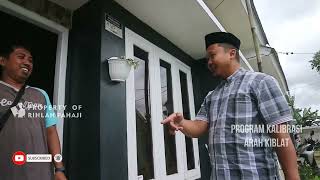 Kalibrasi Arah kiblat di Rumah Bapak Muhammad Iqbal Perum Galuh Pakuan Babakanpari [upl. by Gifford]