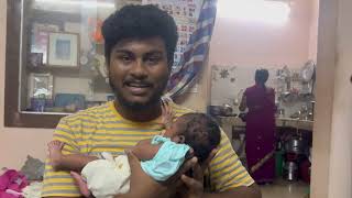 😍 OUR BABY Princess FIRST BATH 🙈  அப்பா பொண்ணு பாசத்துக்கு அளவே இல்லை 😍  JeSuFamily [upl. by Lowry751]