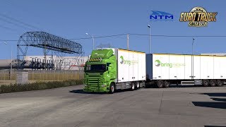 Euro Truck Simulator 2 NTM semifulltrailers 132 [upl. by Ydennek]