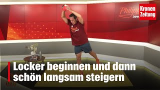 Philipp bewegt am Sonntag 299 Locker beginnen dann steigern [upl. by Kelda513]