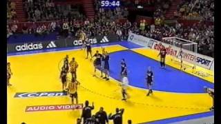 Sweden vs Germany EM2002 Handball Part 914 [upl. by Atilamrac]