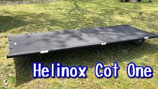 【道具紹介】Helinox cot one ヘリノックス コットワン [upl. by Elumas]