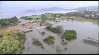 Inondations en CorseduSud la vidéo des dégâts vue du ciel [upl. by Helman]