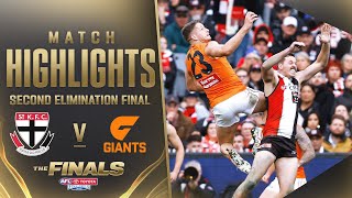 St Kilda v GWS Giants  Elimination Final  2023 Toyota AFL Finals Series [upl. by Rhpotsirhc]