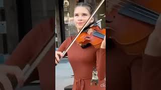 VIOLIN karolina cover singer music singing dance violin duet [upl. by Gruber844]