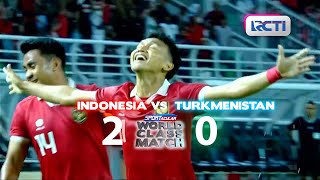 Highlight Pertandingan Indonesia 2 vs Turkmenistan 0  Sportacular World Class Match [upl. by Dloreh]