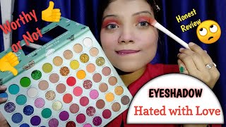 SFR Hated With Love Eyeshadow Pallate Honest ReviewDemohand swatches cuffs and lashesjvstyles [upl. by Pengelly]