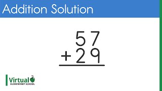 Grade 2 Math Addition Solution [upl. by Kamerman]