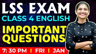 LSS Exam English  Important Questions  Exam Winner LSS [upl. by Lytsyrk]