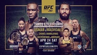 UFC 261  WE ARE BACK TÜRKÇE [upl. by Gaelan]