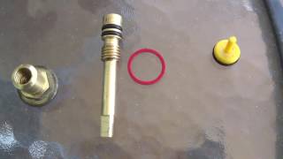 Replacing tap washers and O rings [upl. by Ellinad]