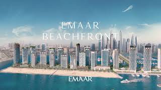 Emaar Beachfront Construction Update 2021 [upl. by Enerahs]