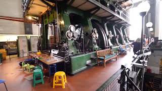 Kempton Park Big Triple Steam Engine Starting [upl. by Alset]