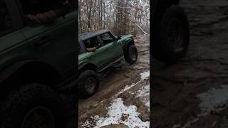 7MT Bronco Badlands crawling waterfall  Badlands Off Road Park [upl. by Candis262]