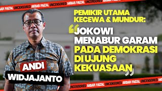 PEMIKIR UTAMA KECEWA amp MUNDUR quotJOKOWI MENABUR GARAM PADA DEMOKRASI DI UJUNG KEKUASAANquot [upl. by Essile]