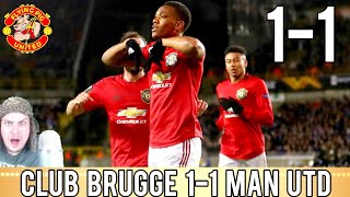 Club Brugge 11 Man Utd  Solskjaer Selection  LUCKY TO DRAW [upl. by Martine712]