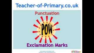 Exclamation Marks  Teaching Resource [upl. by Llenrev806]